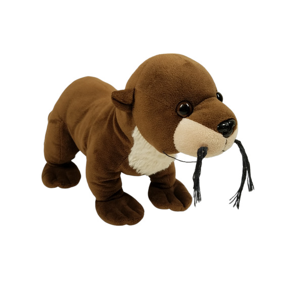 Fiesta Lil Buddies 9" Plush Brown River Otter Stuffed Animal Toy Realistic - Picture 1 of 10